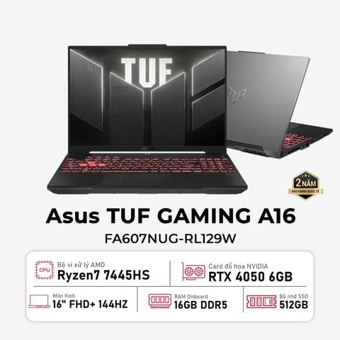 Laptop Gaming Asus TUF A16 FA607NUG-RL129W