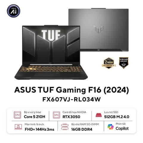 Laptop Gaming Asus TUF F16 FX607VJ-RL034W