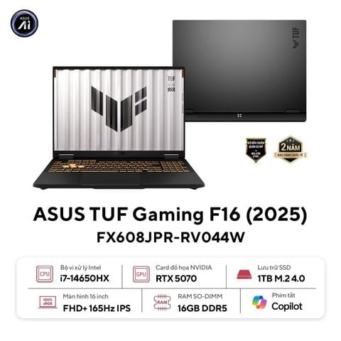 Laptop ASUS TUF Gaming F16 FX608JPR-RV044W