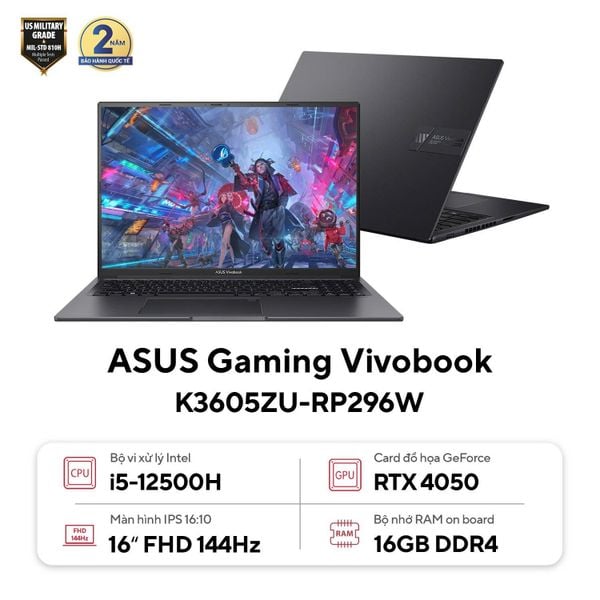 Laptop Asus Vivobook 16X K3605ZU-RP296W