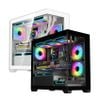 Case Aigo C218M (mATX | Trắng, Đen | Không Fan)
