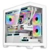 Case Aigo C218M (mATX | Trắng, Đen | Không Fan)