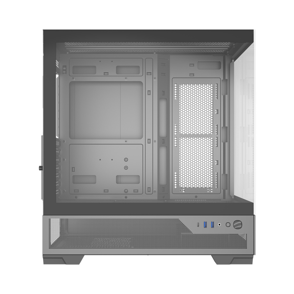 Case hồ cá SAMA V43E (Chưa kèm Fan) | F-ATX, Mặt kính, Đen