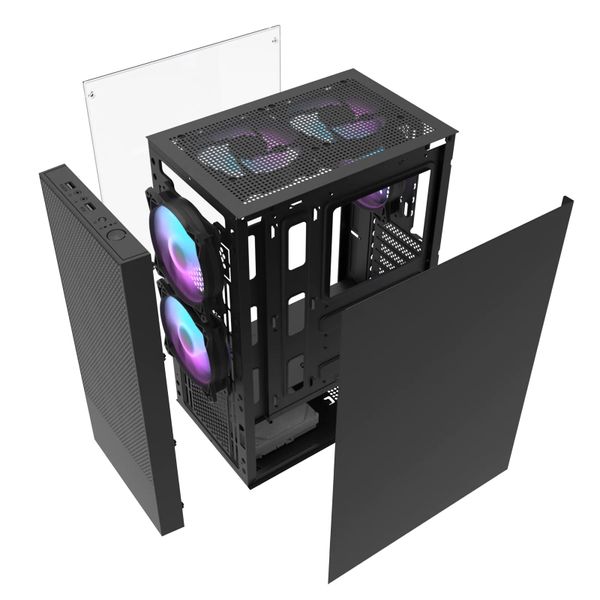 Case DarkFlash A290 Mid Tower Black | White