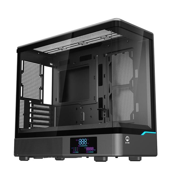 Case MIK H7 Curved 360 ATX Black | White