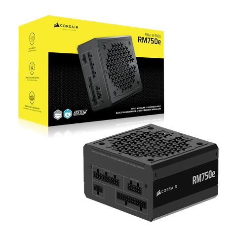 Nguồn máy tính Corsair RM750e ATX 3.1 Cybenetics Gold - Full Modul - 750W