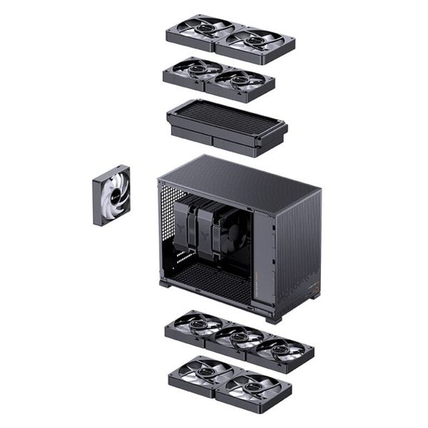 Case Jonsbo D32 STD Micro ATX Black | White