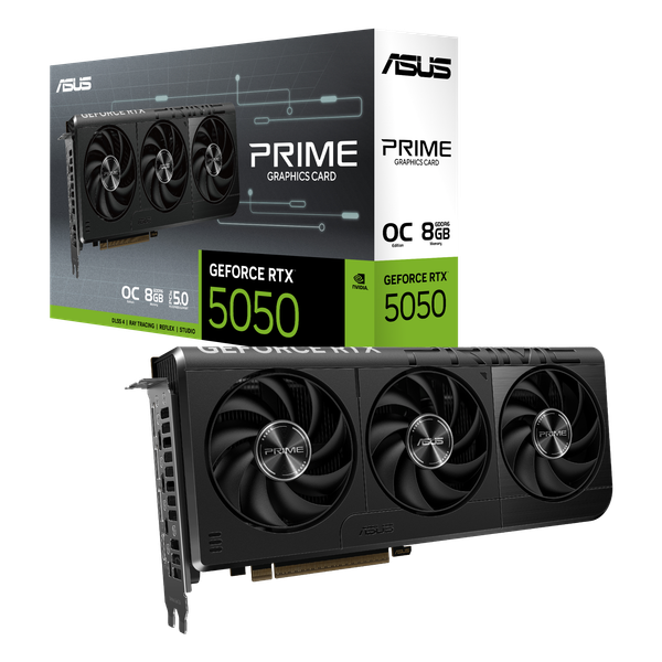 VGA ASUS Prime GeForce RTX 5050 8GB GDDR6 OC Edition (PRIME-RTX5050-O8G)