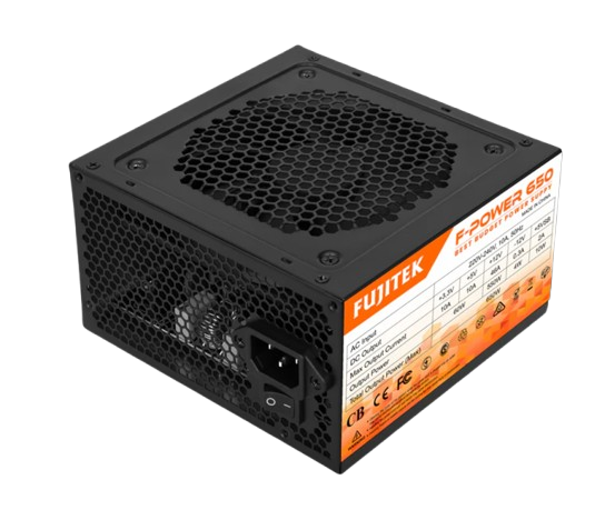 Nguồn máy tính Fujitek F-POWER 650 650W – 80 Plus Bronze