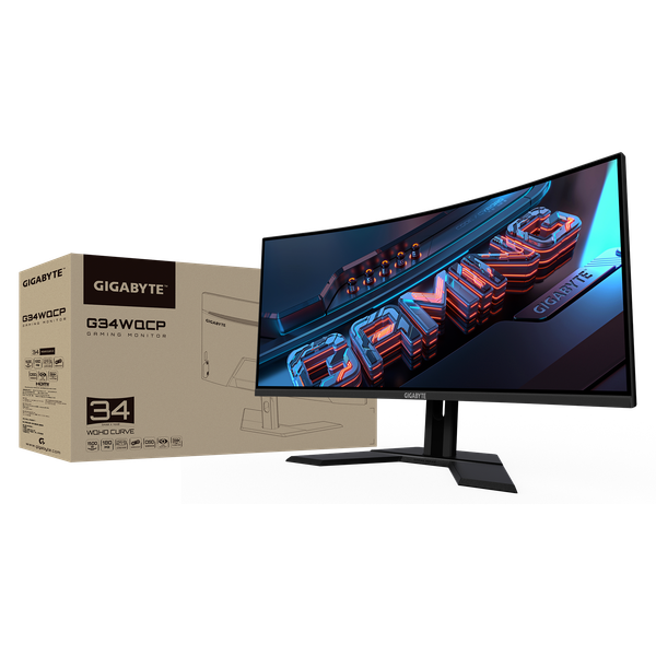 Màn hình Gigabyte G34WQCP Gaming (34 inch /WQHD /VA /180Hz /1ms)