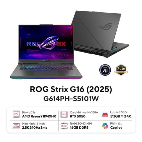 Laptop ASUS ROG Strix G16 G614PH-S5101W