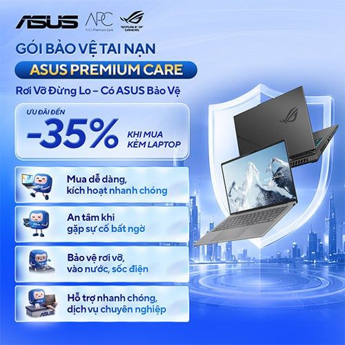 Gói bảo vệ tai nạn Asus Gaming (12 | 24 tháng )