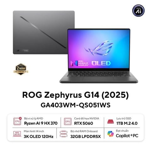 Laptop Gaming Asus ROG Zephyrus G14 GA403WM-QS051WS