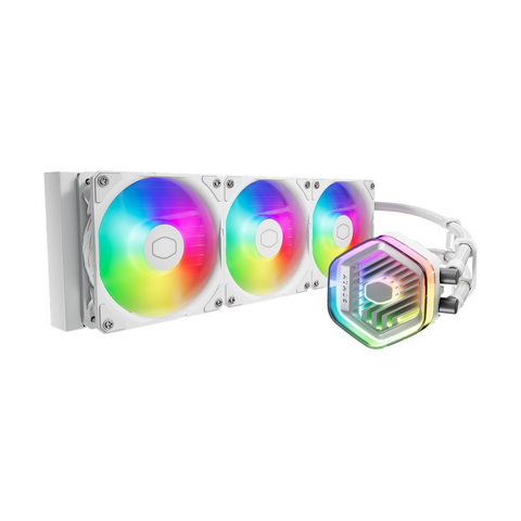 Tản Nhiệt AIO Cooler Master MasterLiquid 360 Atmos ARGB White