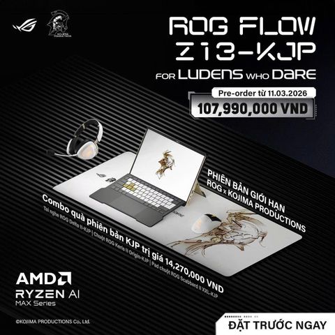 Laptop ASUS ROG Flow Z13 GZ302EAC-RU184WS (Ryzen AI MAX+ 395 | Radeon 8060S | 128GB | 1TB | 2.5K)