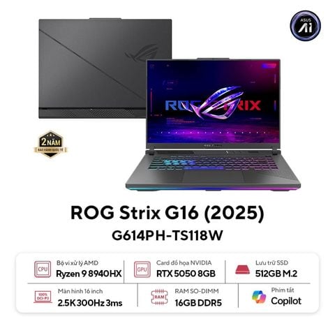 Laptop ASUS ROG Strix G16 G614PH-TS118W