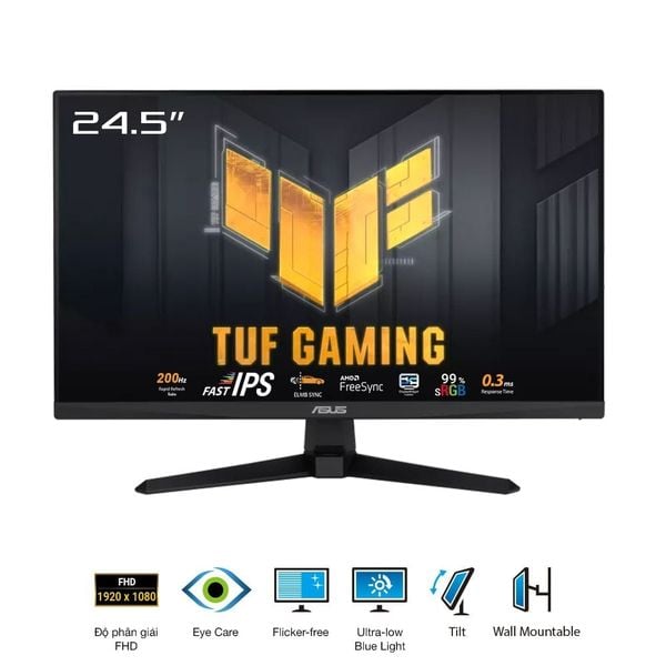 Màn hình Gaming Asus TUF VG259Q5A 25 inch Fast IPS 200Hz Gsync