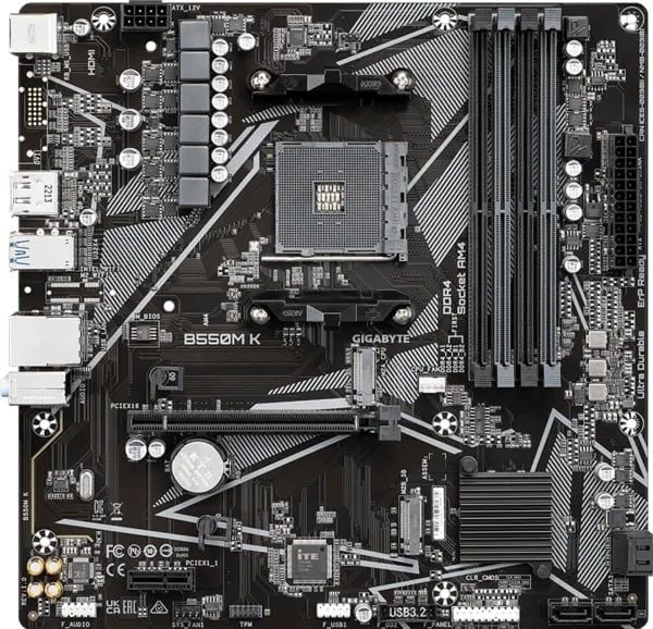 Mainboard Gigabyte B550M K DDR4