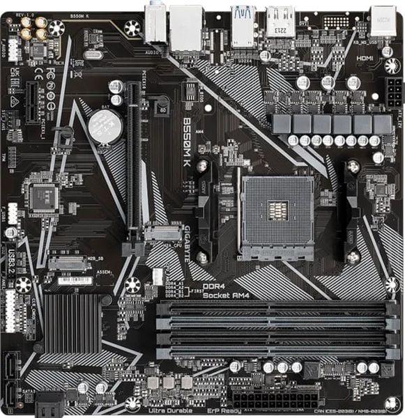 Mainboard Gigabyte B550M K DDR4