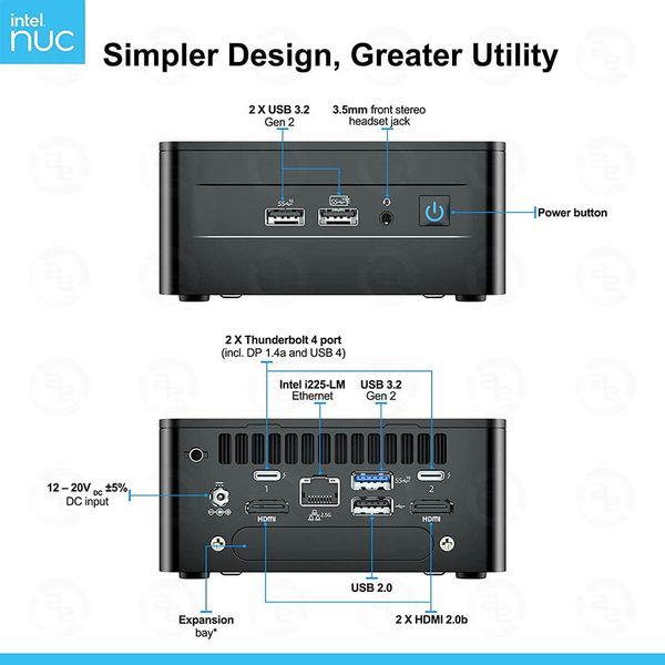 Mini PC Asus NUC 12 Pro Tall RNUC12WSHI700000I
