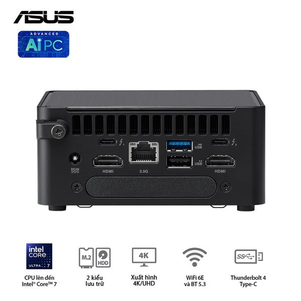 Mini PC Asus NUC 14 Pro Tall RNUC14RVHU700000I
