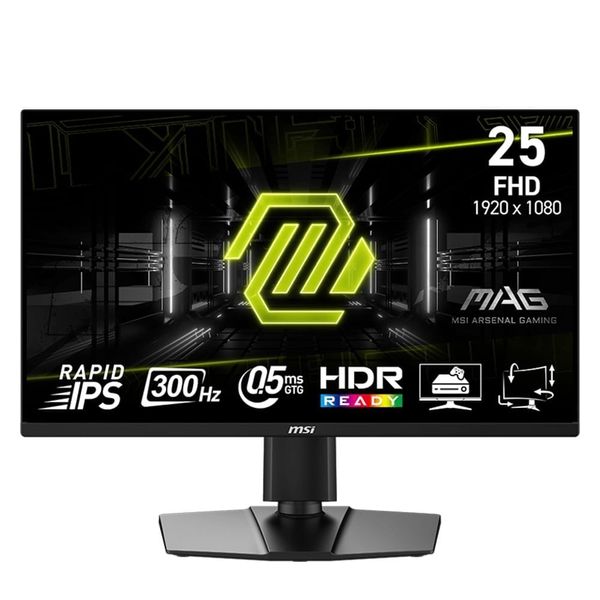 Màn hình MSI MAG 255PXF 24.5 inch (FHD/Rapid IPS/300Hz/0.5ms/SPEAKER)