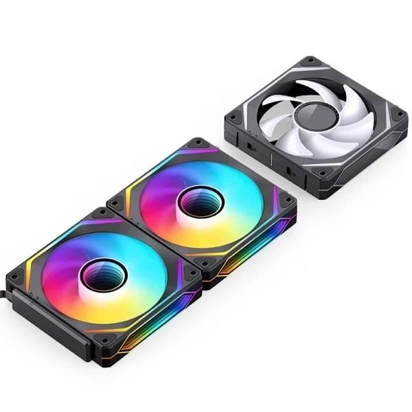 QUẠT TẢN NHIỆT JONSBO ZL-120 Black | White (3IN1)