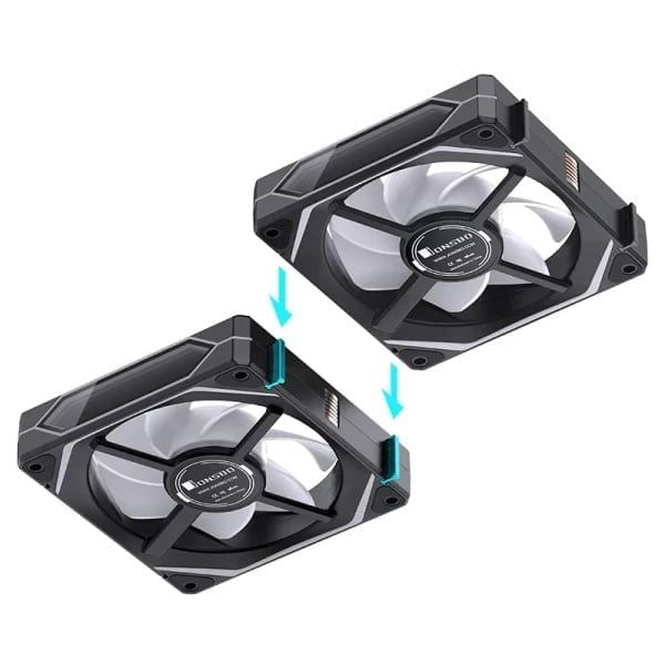 QUẠT TẢN NHIỆT JONSBO ZL-120 Black | White (3IN1)