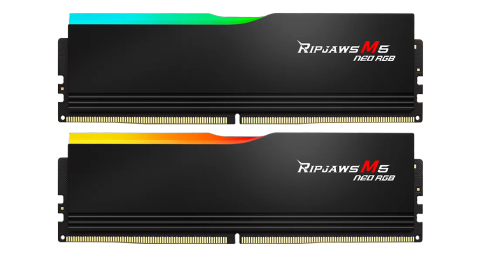 RAM PC G.Skill Ripjaws M5 Neo RGB 64GB - 6000MHz (2x32G) DDR5 (F5-6000J3636F32GX2-RM5NRK)