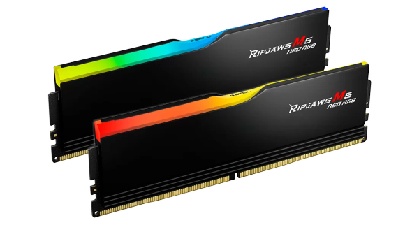 RAM PC G.Skill Ripjaws M5 Neo RGB 64GB - 6000MHz (2x32G) DDR5 (F5-6000J3636F32GX2-RM5NRK)