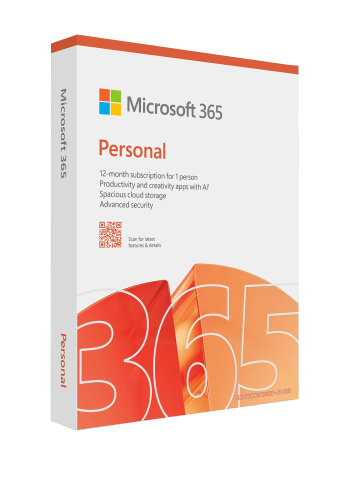 Phần mềm Microsoft Office 365 Personal English APAC Subscr 1YR Medialess (EP2-32409)
