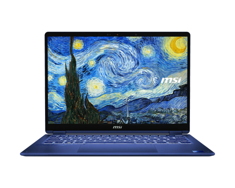 Laptop MSI Prestige 14 Flip AI+ Vincent Van Gogh Edition The Starry Night - 295VN (Ultra X9 378H | Intel Arc B390 | 32GB | 1TB | 14 inch FHD+ OLED)
