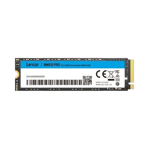 SSD Lexar NM610 PRO 500GB M.2 PCIe Gen3 x4 NVMe