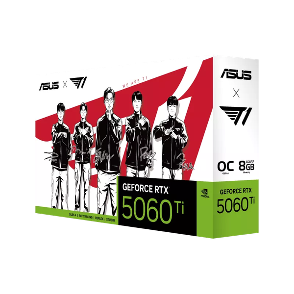VGA ASUS T1 GeForce RTX™ 5060 Ti 8GB GDDR7 OC Edition