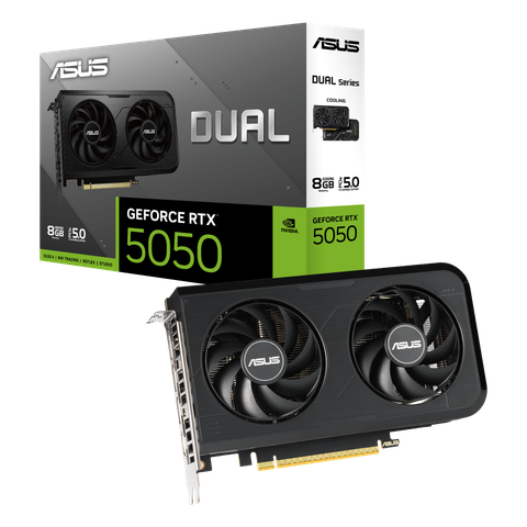 VGA ASUS Dual GeForce RTX 5050 8GB GDDR6 (DUAL-RTX5050-8G)