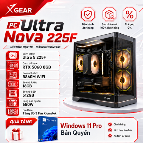 PC Ultra Nova 225F | (Ultra 5 225F - RTX 5060 8GB)