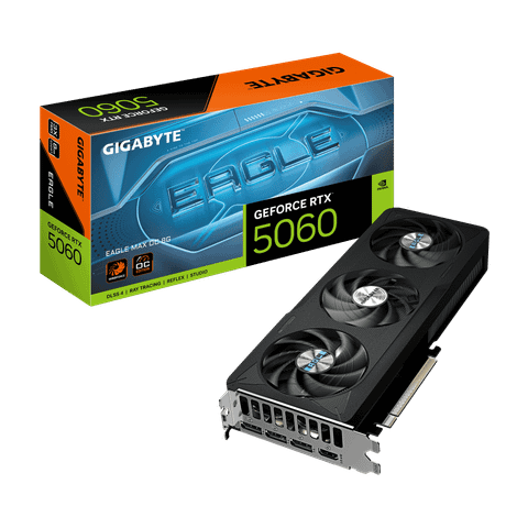VGA Gigabyte GeForce RTX 5060 EAGLE MAX OC 8G (GV-N5060EAGLEMAX OC-8GD)