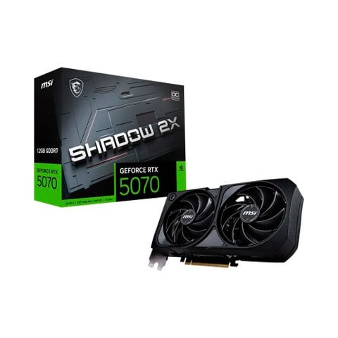 VGA MSI GeForce RTX 5070 12G SHADOW 2X OC