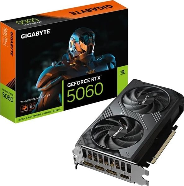 VGA GeForce RTX 5060 Windforce MAX OC 8G (GV-N5060WF2MAX OC-8GD)