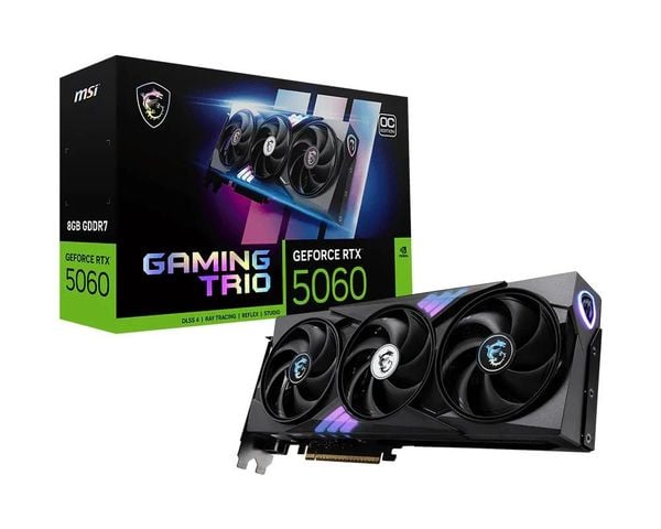 VGA MSI GeForce RTX 5060 8G GAMING TRIO OC