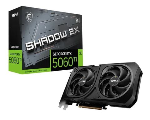 VGA MSI GeForce RTX 5060 Ti 16G SHADOW 2X OC PLUS