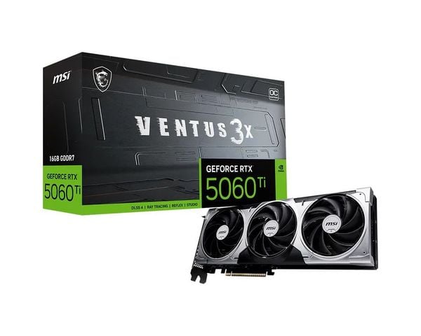 VGA MSI GeForce RTX 5060 Ti 16G VENTUS 3X OC