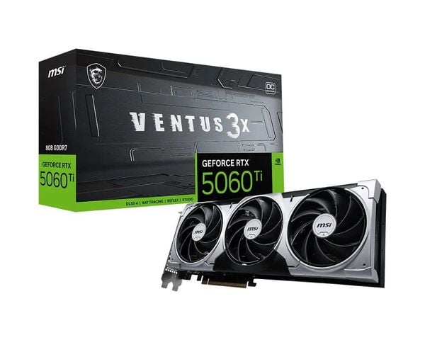 VGA MSI GeForce RTX 5060 Ti 8G VENTUS 3X OC