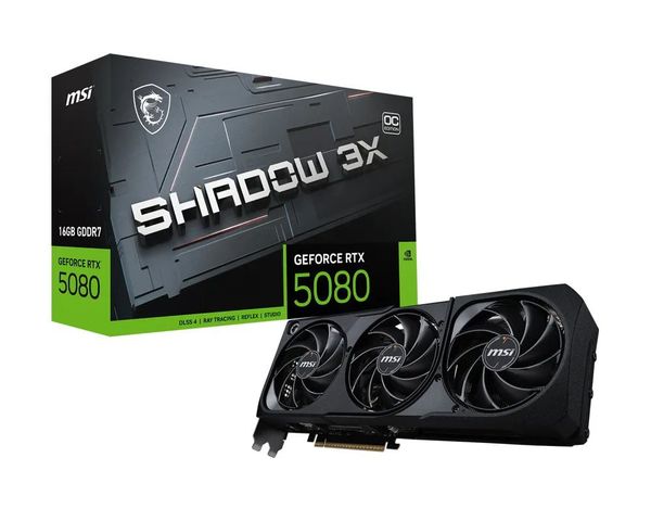 VGA MSI GeForce RTX 5080 16G SHADOW 3X OC