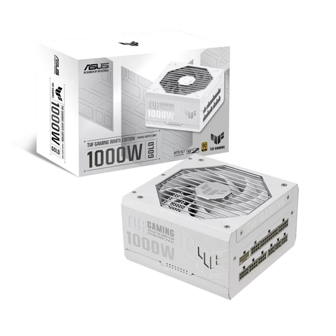Nguồn ASUS TUF GAMING 1000G White - PCIE5.0 1000W 80 Plus Gold Full Modular