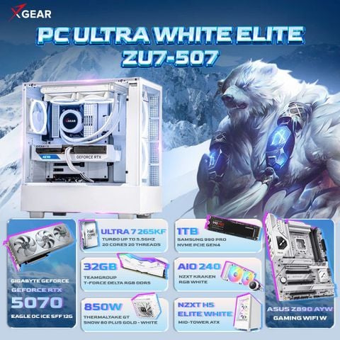 PC Ultra White Elite | ZU7-507