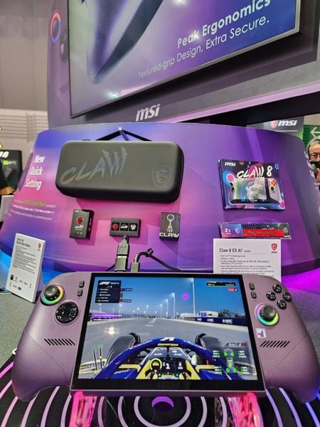 Máy chơi game cầm tay MSI Claw 8 EX AI+ CG3EM 030VN