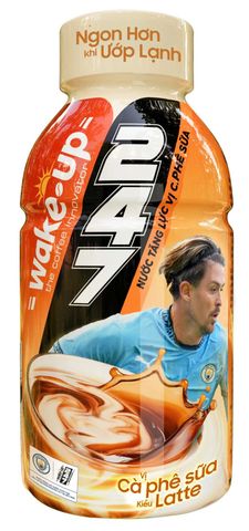 Nước tăng lực vị cà Phê sữa Latte Wake-up 235ml