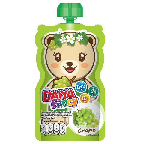 Nước ép 25% nho trắng hương nho DAIYA 150g