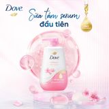 Sữa tắm Serum Dove hoa Sakura & muối hồng 500g